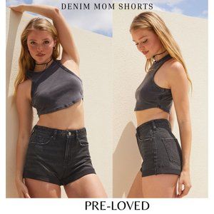 ❤️Sale PacSun Black Denim Mom Shorts